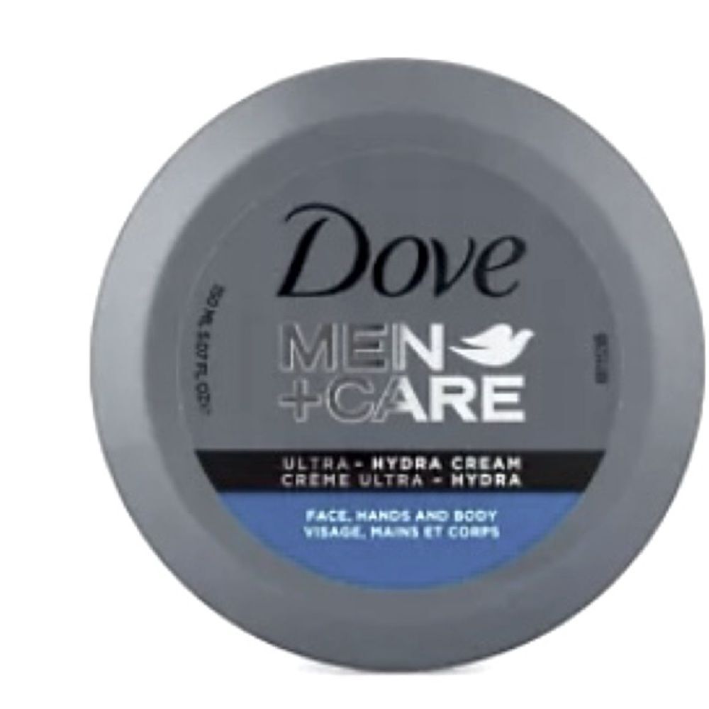 🛍️ Dove Men Care Ultra Hydra Cream Face, Hands and Body 2.53 FLOZ.(75ml)💥